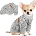 1 Pc Dog Sweaters for Small Dogs Girl Boy Winter Fleece Clothes Warm Soft Dog by BAOBICUTE