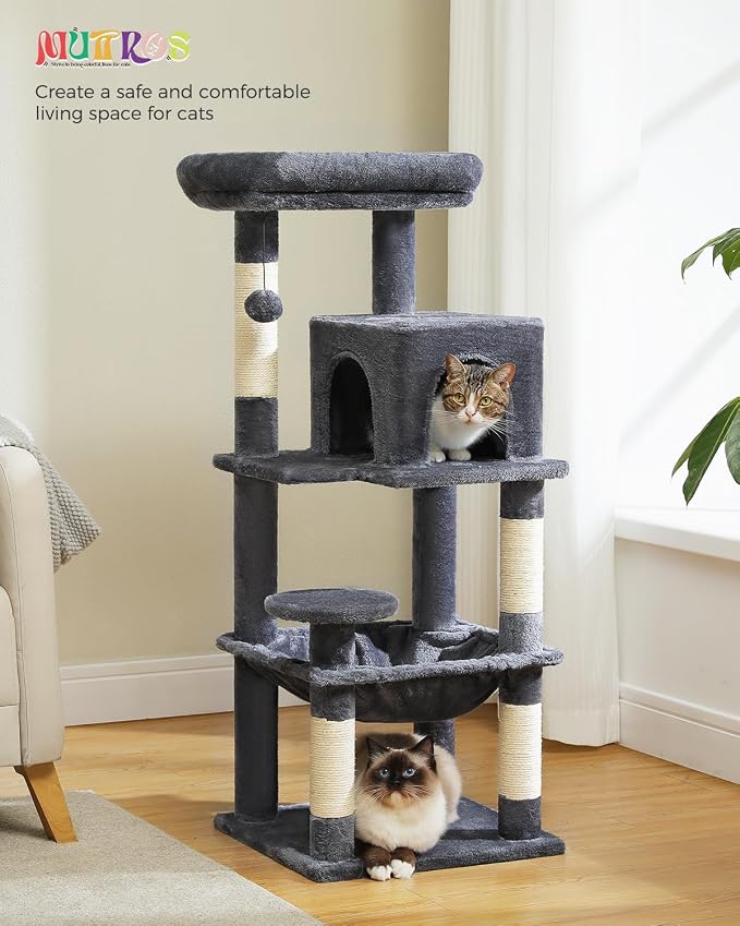 Cat Tree for Indoor Cats, 45.7" Multi-Level Cat Tower - Image 6