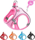 L Pink Soft Mesh Dog Harness and Leash Set, No Escape Puppy Harnesses by Unknown