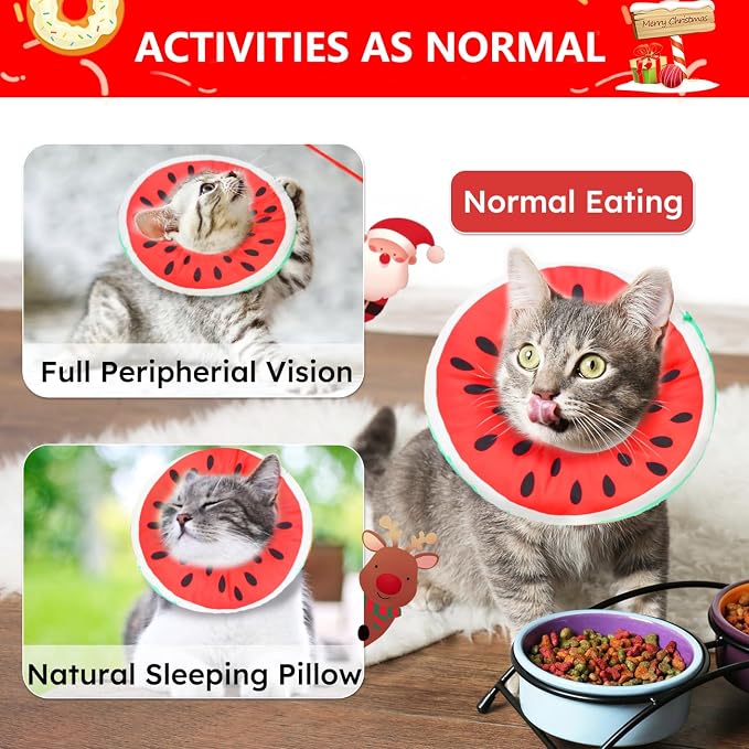 Cat Cone Collar Soft, Waterproof Cat Recovery Collar - Image 6