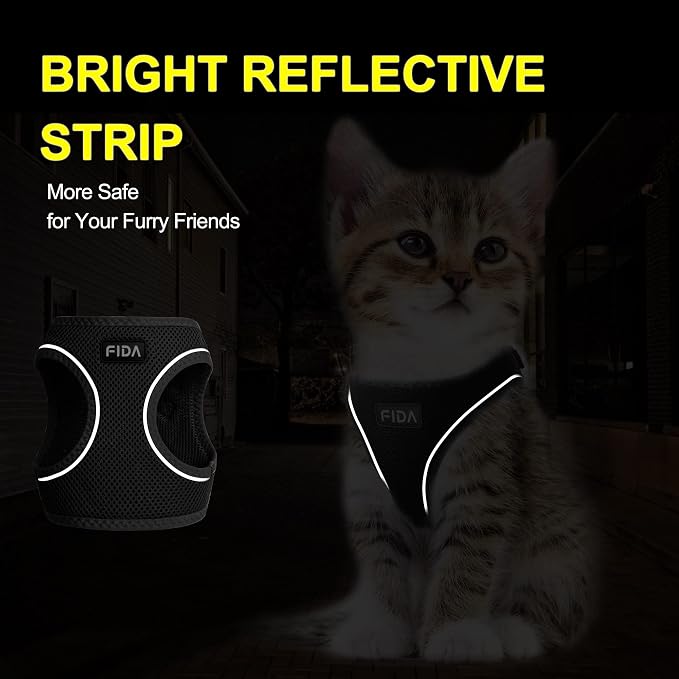 Fida Cat Harness and Leash Set for Walking Kitten and Puppy, Escape Proof - Image 4