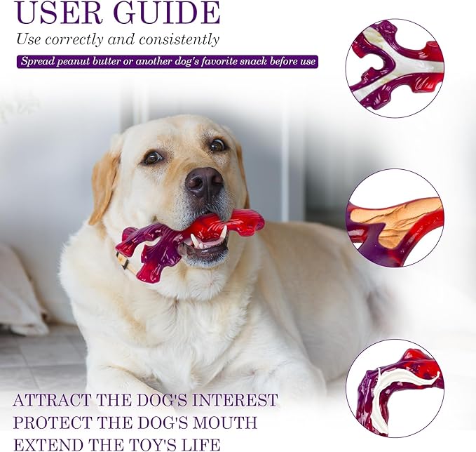 3 Pack Indestructible Dog Chew Bones - Image 6