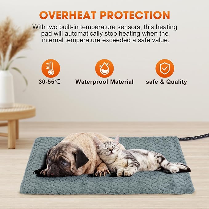 GASUR Extra Large Heated Cat Bed - Image 5