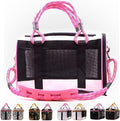 Buddy's Best Airline Approved Pet Carrier – White & Pink Heavy Duty, Fits Under by Buddysbest
