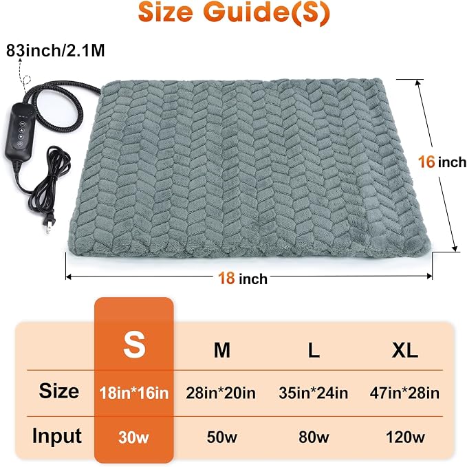 GASUR Heated Cat Bed, Waterproof Cat Heating Pad - Image 7