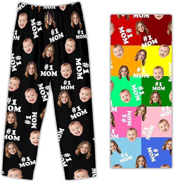 Personalized Pajama Pants For Men Women Custom Pajama Pants - Image 2