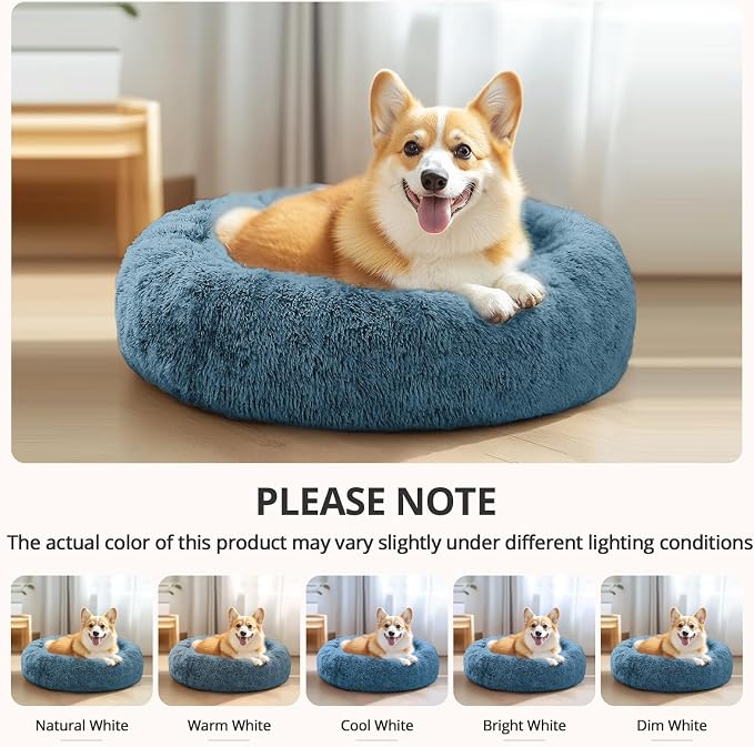 JOLLYVOGUE Calming Dog Bed for Small Dogs - Image 8