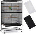 ASOCEA 2Pack Large Bird Cage Seed Cather, Bird Cage Cover Adjustable Soft Airy by ASOCEA