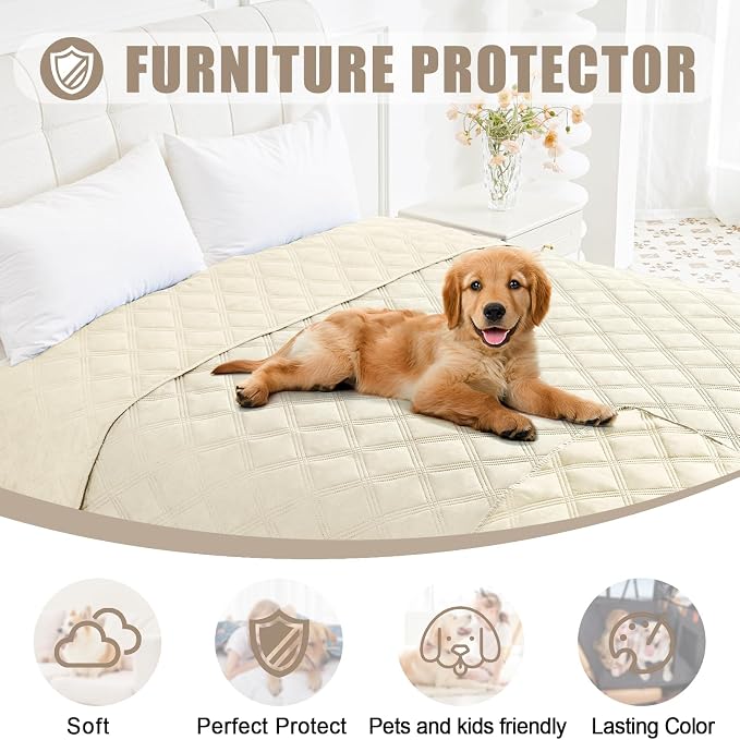 Smiry Waterproof Dog Bed Cover Blanket 40x50, Soft Reversible Pet Blanket - Image 8