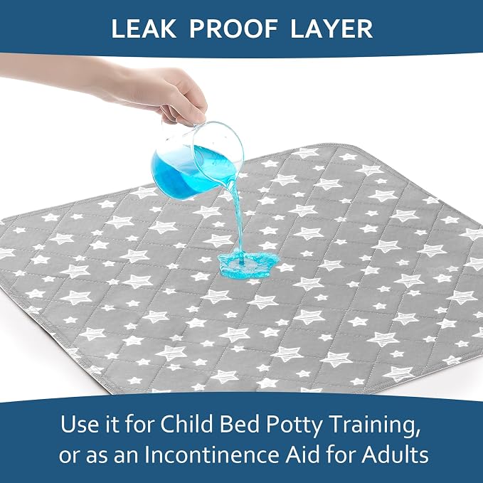 Waterproof Bed Pads Washable, Absorbent Chuck Pads - Image 2