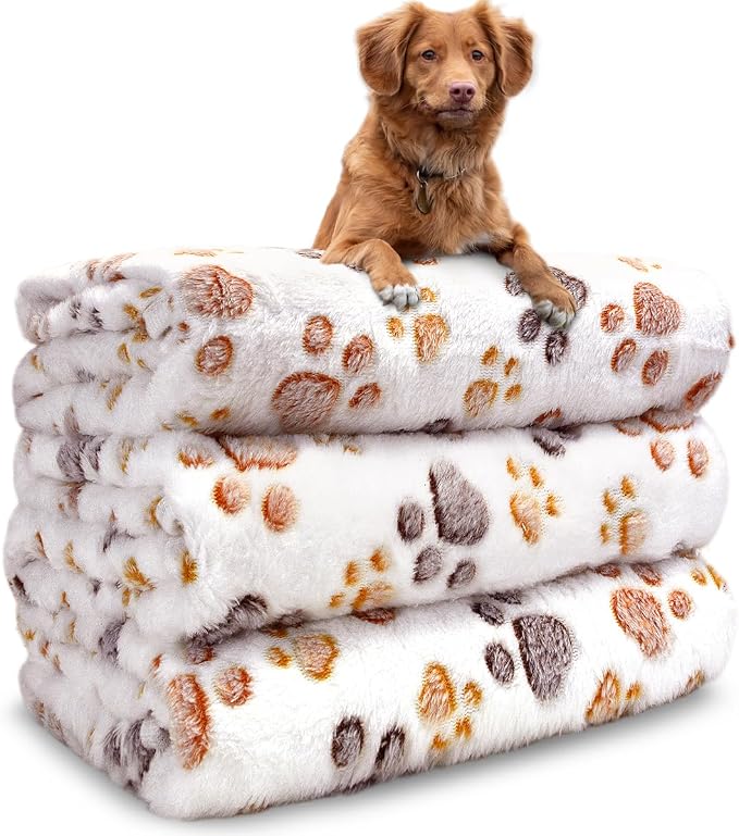 Dog Blankets for Medium Large Dogs Washable, 3 Pack Pet Blanket Washable 41" x by NXDZI