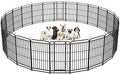 Heavy Duty Dog Playpen: 24 Steel Panels 47" Height, Square Steel Pipe by Committedtobetterpetlife