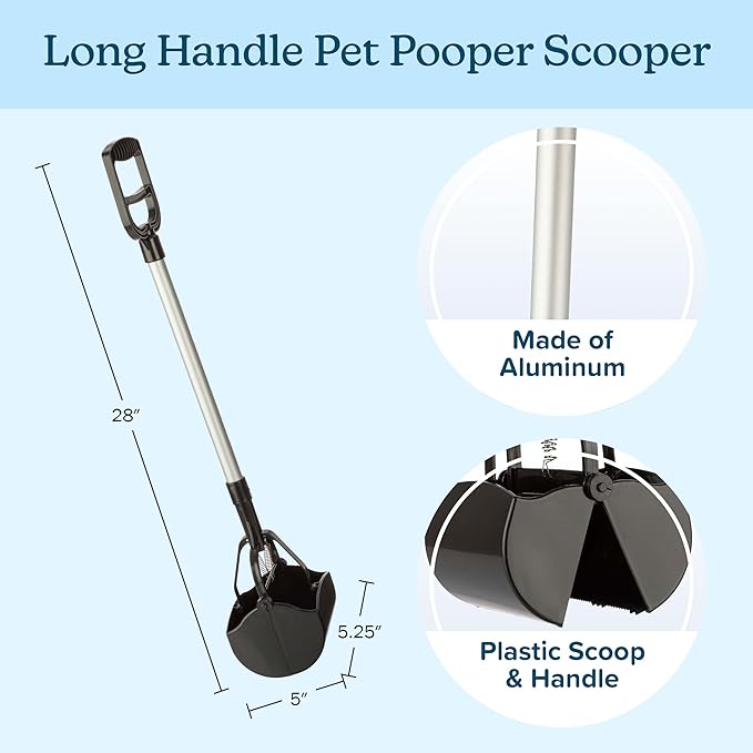 Long‑Handle Pet Pooper Scooper for Dogs & Cats - Image 2