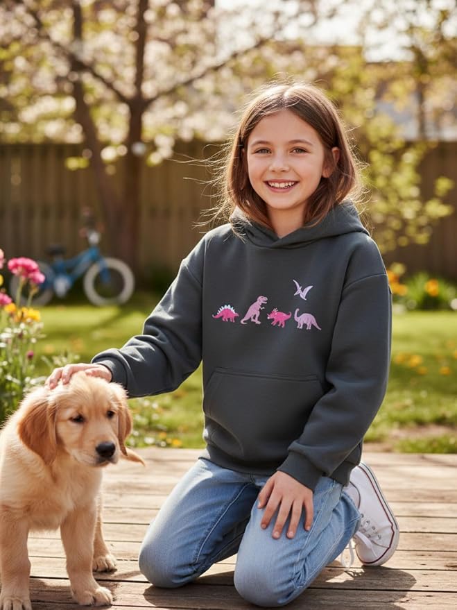 WELAKEN Sweatshirts for Girls Toddler & Kids II Little Girl's Pullover Tops - Image 3
