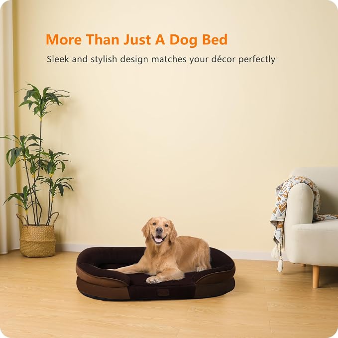 Dwanton Orthopedic Dog Bed for Large Dogs - Image 9