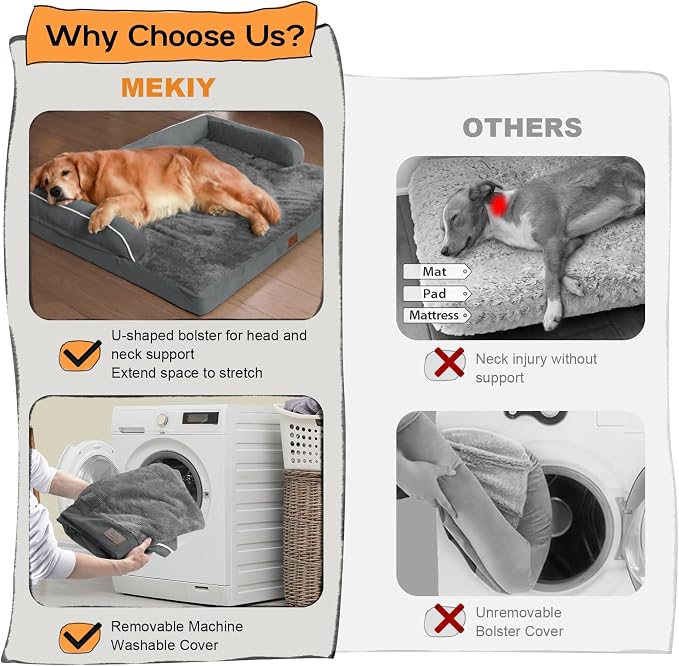 Extra Large Dog Bed-Orthopedic Waterproof XL Dog Bed - Image 4