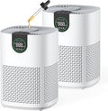 VEWIOR 2 Pack Air Purifiers for Home, Air Purifiers for Bedroom Large Room up by VEWIOR