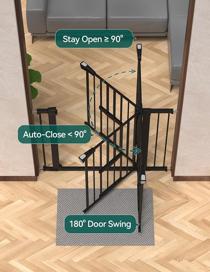 BABELIO 36 Inch Extra Tall Baby Gate - Image 6