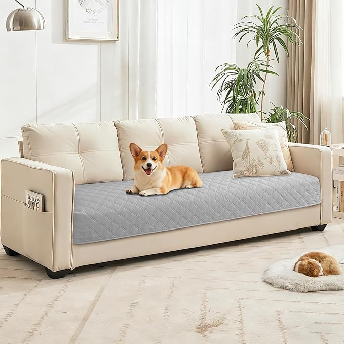 Waterproof Couch Covers for Pets, Waterproof Dog Bed Cover, Anti-Slip Soft Dog - Image 8