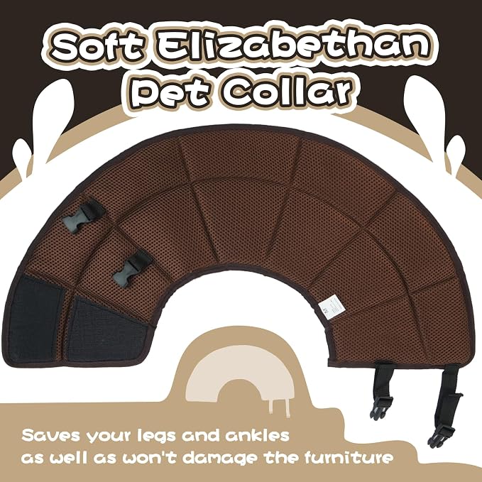Dog Cone Collar After Surgery, Adjustable Soft Recovery Cone - Image 7