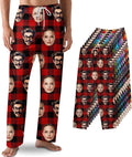 Custom Pajama Pants with Face customized PJ Pants Christmas Valentine gifts by Unknown