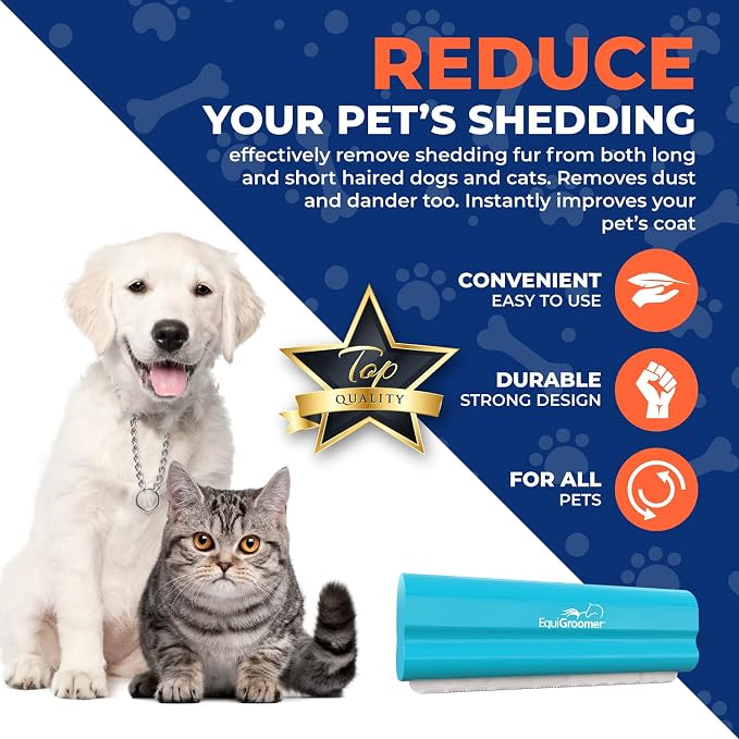 EasyGroomer Deshedding Brush for Dogs & Cats – Undercoat Grooming Tool for - Image 5
