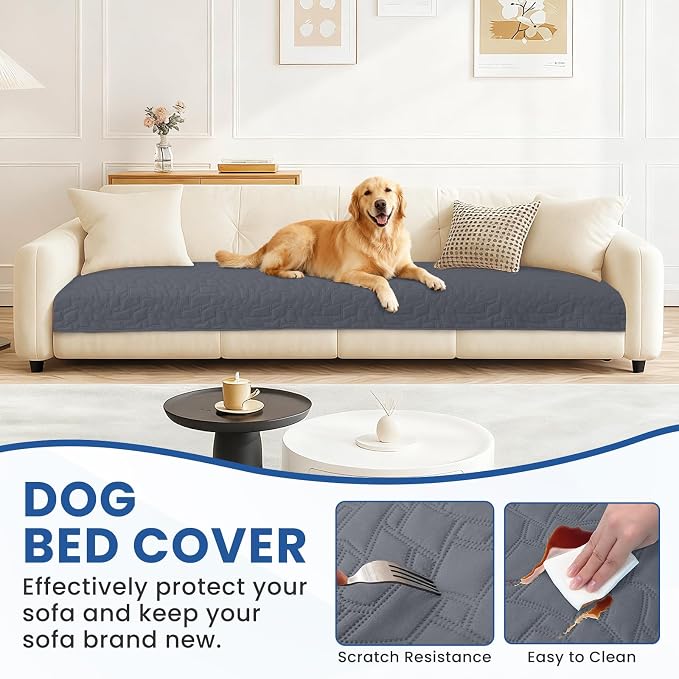 Waterproof Couch Covers for Pets, Waterproof Dog Bed Cover, Anti-Slip Soft Dog - Image 7