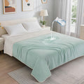LOOBANI Waterproof Blanket for Bed: Reversible Soft Flannel Queen Bed Blanket by LOOBANI