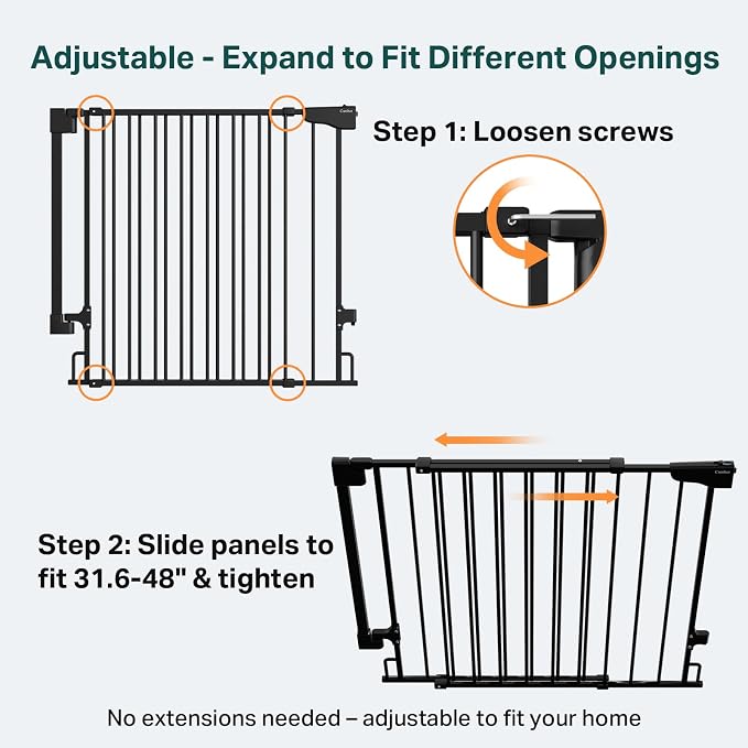 Cumbor Expandable 31.6-48" Baby Gate - Image 3