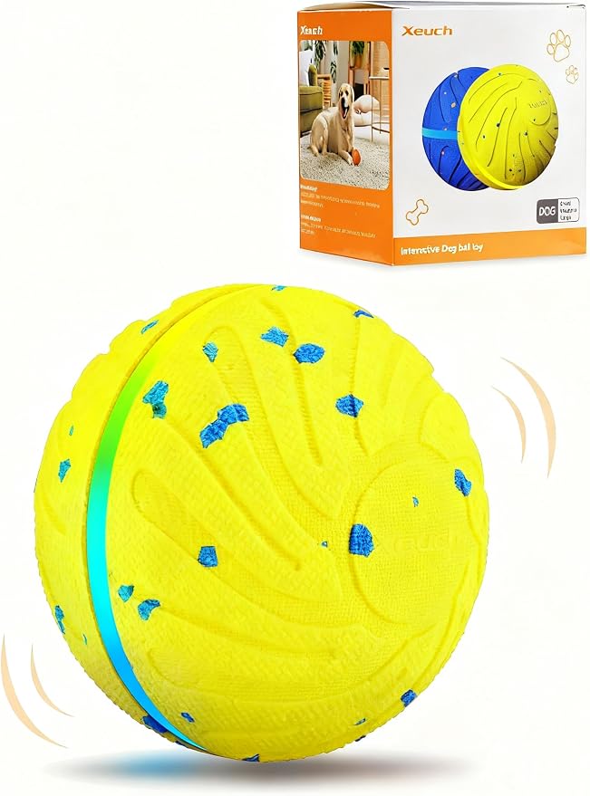 Smart Interactive Dog Balls, Automatic Moving Ball by Xeuch