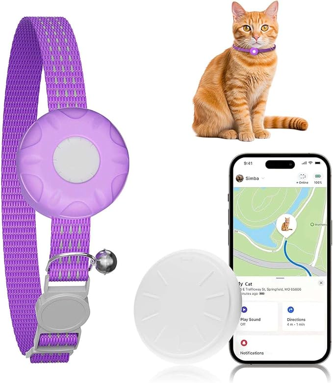 GPS Tracker for Cats, Compatible by ZFSJTAG