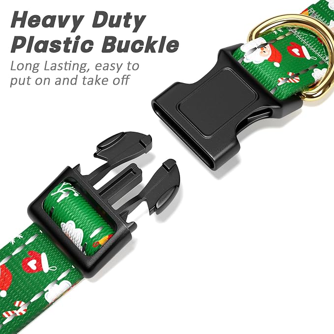 Reflective Dog Collar, Cute Christmas Style Dog Collar - Image 4