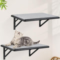 Cat Wall Shelves Set of 2, Wood Cat Shelves by GADKE