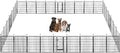 BestPet | Dog Playpen | 40 Inch, 32 Panels | Heavy Duty Metal Pet Exercise Pen by BestPet