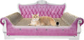 Luxury Cardboard Cat Scratcher Sofa Bed, Couch Shaped Scratching Board by INRLKIT