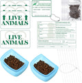 Eaasty 23 Pcs Pet Airline Travel Kit Kennel Travel Kit, Includes 4 Live Animal by Eaasty