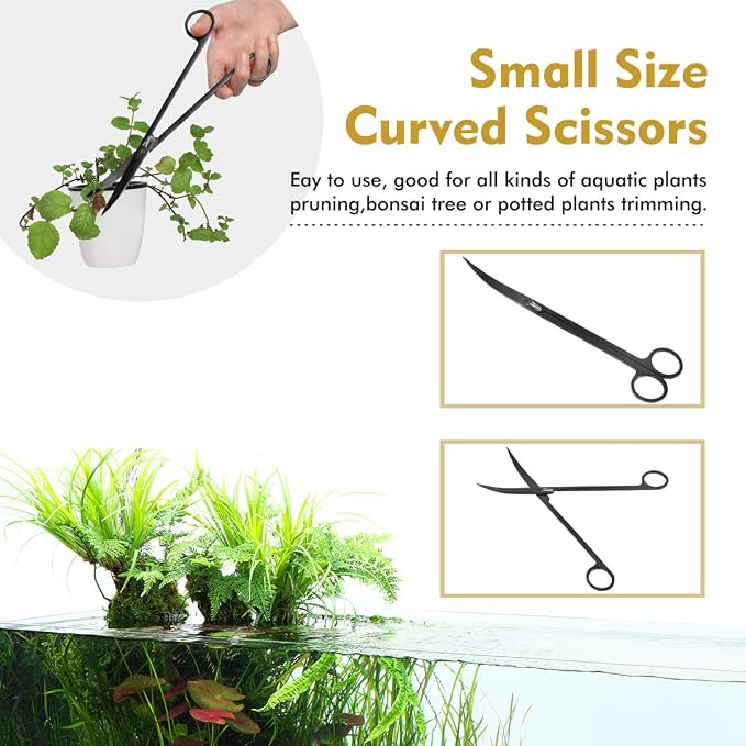 hygger Long Stainless Steel Premium Aquarium Tools, - Image 4
