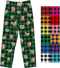 Custom Pajamas Pants Plaid Personalized Funny PJ Pant Design by YourCustomGiftsChoice