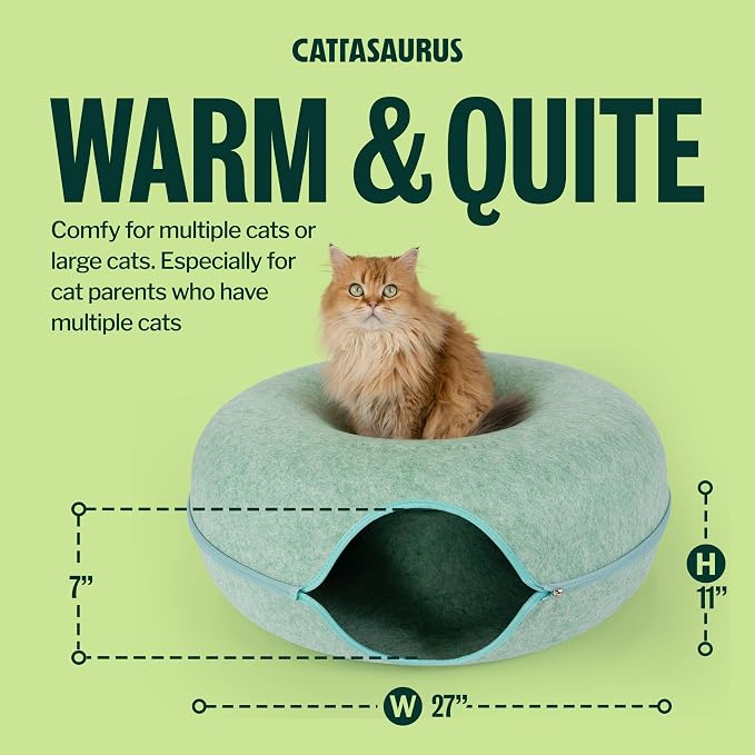 Cattasaurus Peekaboo Cat Cave, Extra Spacious - Image 6