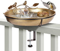 Metal Deck Mounted Bird Bath by KAPWALL
