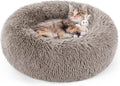 rabbitgoo Cat Beds for Indoor, 20 inches Machine Washable, Fluffy Round Pet Bed by rabbitgoo