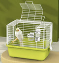 Portable Bird Travel Carrier Cage – 360° Full View Wire Carrier by Misyue