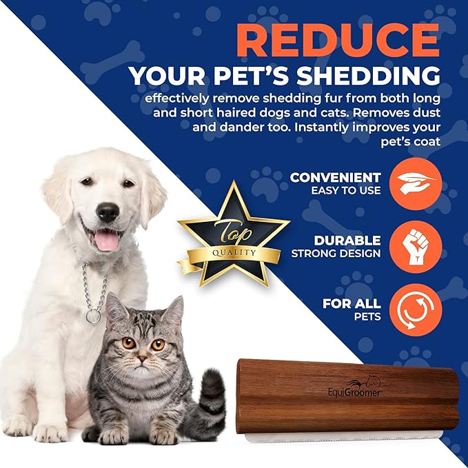 EasyGroomer Deshedding Brush for Dogs & Cats – Undercoat Grooming Tool for - Image 6