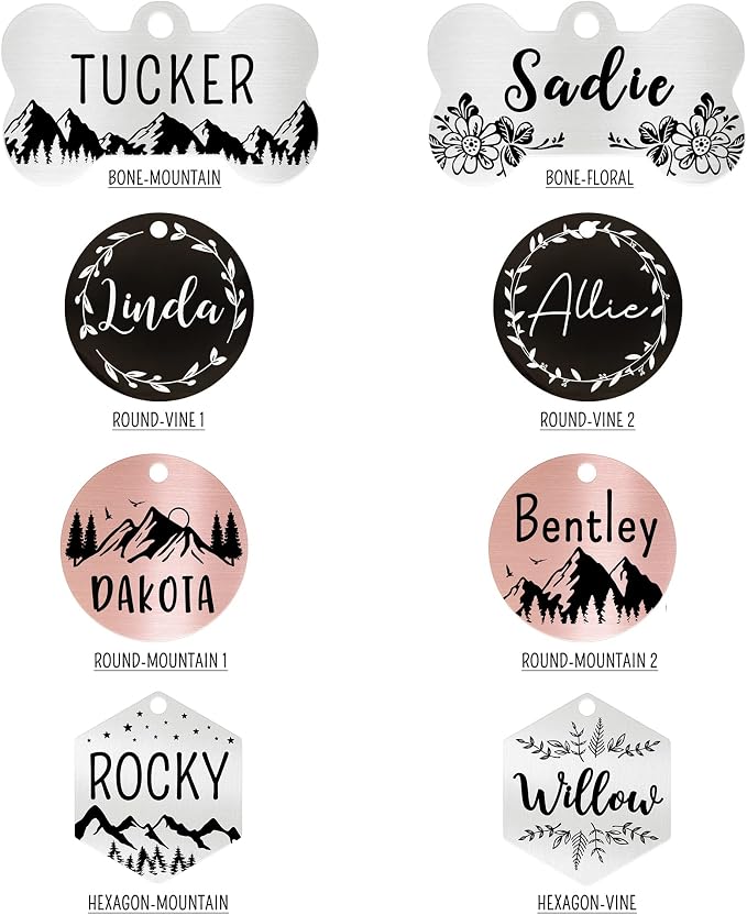Ultra Joys Stainless Steel Pet ID Dog Name Tag - Image 5