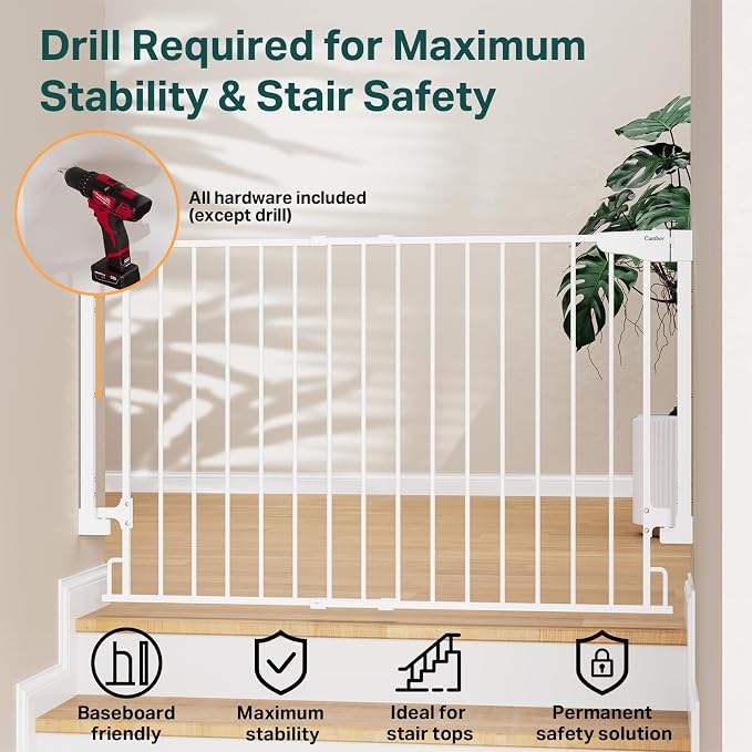 Cumbor Expandable 31.6-48" Baby Gate - Image 4
