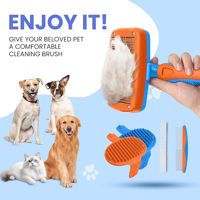 Self Cleaning Shedding Brush - Image 7