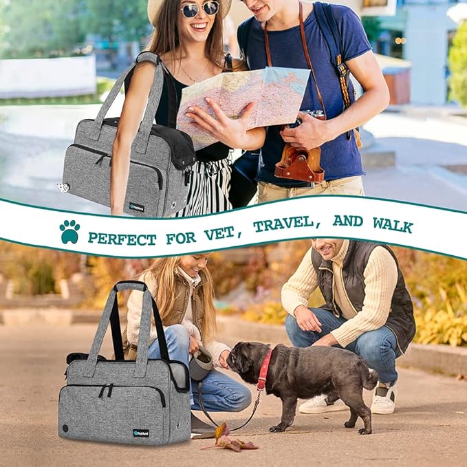 PetAmi Small Dog Purse Carrier, Soft-Sided Pet Carrier Bag - Image 7