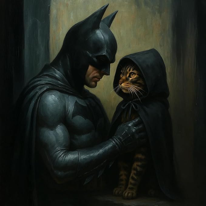 Black Cat Cloak with Hood for Indoor Cats, Funny Superhero Cosplay Halloween - Image 4