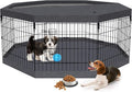 Foldable Metal Wire Dog Pen Pet Playpen Dog Fence Indoor Exercise Pen Enclosure by Peekaboo