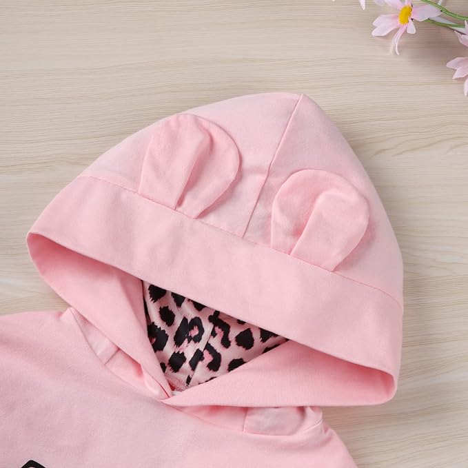 Toddler Baby Girls Clothes Long-sleeve Tie Dye Hoodie Sweatshirt Pants Hooded - Image 6